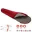 Спальник Grand Canyon Whistler 190 13°C Red Dahlia Left (340001) - миниатюра 5