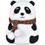 Дитячий силіконовий нічник Панда Panda Silicone Lamp LJC-142-A акумуляторний світильник іграшка для сну - мініатюра 1