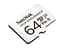 Карта пам'яті microSDXC (UHS-1 U3) SanDisk High Endurance 64Gb class 10 V30 (100Mb/s) (adapterSD) - мініатюра 3