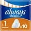 Гигиенические прокладки Always Classic Normal 10 шт. - миниатюра 1
