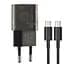 Сетевое зарядное устройство для XO CE05(EU) PD30W+QC3.0 18W быстрое питание с Type-c cable Коричневое - миниатюра 4
