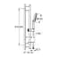 Душовий гарнітур Grohe Rainshower Smartactive 130 26583000, Хром - мініатюра 2