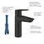 Набір змішувачів 3 в 1 для ванної кімнати Grohe QuickFix Start Black UA303301MQ, Чорний матовий - мініатюра 12