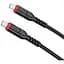 Кабель для заряджання HOCO X59 Type-C to Type-C Victory 60 W data cable 2 м Чорний - мініатюра 2