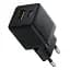 МЗП Baseus Palm Fast Charger Type-C+USB 30W с Cable Type-C to Type-C 60W 20V/3A 1m P1011160A113-01 Black - миниатюра 3