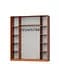Шкаф-купе трехдверный MebelStar Комбо AL 2ДСП/Зеркало 190x60x210 см Бетон (MBS-3367) - миниатюра 2