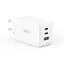 Мережевий зарядний пристрій XO CE13 (EU) 65W GaN tech fast charging (2USB-C 65W/1USB-A 22.5W) Білий - мініатюра 1