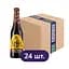 Упаковка пива Leffe Brune темне 6.5% 7.92 л (0.33 л х 24 шт.) - мініатюра 1