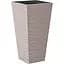 Горщик для квітів Form-Plastic Sahara slim квадро-30 33 л бежевий (3950-051) - мініатюра 1