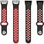 Ремінець DK Silicone Sport Band Nike для Honor Band 6 / 7 (012812) (black / red) - мініатюра 3