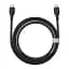Кабель Baseus Pudding Series Fast Charging Cable Type-C to Type-C 100W 1.2m P10355702111-00 Black - миниатюра 3