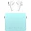 Бездротові навушники Haylou Lady Bag T87, ANC, TWS, IPX4, BT5.2, 34mAh, 300mAh, 5h, Earbuds blue EU - мініатюра 1
