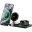 Бездротовий зарядний пристрій WiWU Wi-W028 3in1 Wireless Charger with MagSafe Black [121108] - мініатюра 2