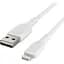 Кабель Belkin Boost Up Charge USB-A to Lightning 2m White (CAA001BT2MWH) [158793] - миниатюра 4