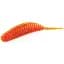 Силікон FishUP Tanta 3.5" #049 - Pumpkin Orange/Black (5 шт/уп) - мініатюра 2