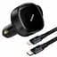 Автомобільний зарядний пристрій Baseus Enjoyment Retractable 2-in-1 Car Charger C+L 30W CGTX000001 Black - мініатюра 4