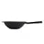 Сковорода Brizoll Wok чугунная с деревянной ручкой Black с крышкой 26 см (W26HP1-1) - миниатюра 3