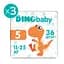 Набір підгузків Dino Baby 5 (11-25 кг) 108 шт. (3 упаковки по 36 шт.) - мініатюра 2