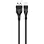 USB кабель Kaku KSC-223 USB - Lightning 1.2m з підсвічуванням - Black - миниатюра 1