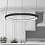 Подвесной светильник Friendlylight Santorini 78 LED 60W 3000 4000K Black FL30 17 - миниатюра 1