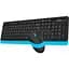 Комплект клавіатура + миша A4Tech Fstyler FG1010 Black/Blue [114623] - мініатюра 2