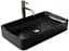 Умывальник Rea Denis 61x35 black stone matt (REA-U6510), Матовая - миниатюра 1