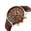 Чоловічий класичний годинник Skmei 9117 Gold Brown - мініатюра 1