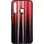 Чехол-накладка Toto Aurora Print Glass Case HuAwei P Smart+ 2019 Red - миниатюра 1
