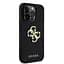 Чехол Guess PU Perforated 4G Glitter Metal Logo для iPhOne 15 Pro Max Black (GUHCP15XPSP4LGK) - миниатюра 4