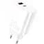 Зарядное устройство WUW C208 1xUSB-C PD30W + 1xUSB QC3.0 18W White (6972573333417) - миниатюра 1