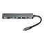 Концентратор Vinga Type-C to 4K HDMI+2*USB3.0+SD+TF+PD+USB-C 3.1 Gen1 aluminium (VCPHTC7AL) - мініатюра 4