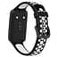 Силиконовый ремешок Primolux Perfor Classic для фитнеса браслета Huawei Band 7- Black White - миниатюра 2
