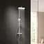 Душова система з термостатом Kludi Cockpit Explorer Dual Shower System 8005005-00 - мініатюра 2