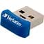 USB флеш накопитель Verbatim 64GB Store \'n\' Stay NANO Blue USB 3.2 (98711) - миниатюра 4