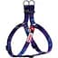 Шлея для собак Waudog Nylon NASA21, з QR паспортом, 60-90х2,5 см, синій (4802-0148) - мініатюра 1