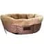Лежак AnimAll Mary S Brown для собак коричневий 50×50×15 см - мініатюра 1