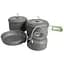 Набір посуду Bo-Camp Explorer XL 4 Pieces Hard Anodized Grey/Green (2200249) (DAS302116) - мініатюра 1