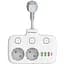 Сетевой фильтр СolorWay 0.025 м White 2xРозетки 220V 3xUSB 1xType-C 10 A до 2.5 кВт USB Auto ID QC3.0 PD (CW-CHE24PDW) - миниатюра 2