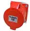 Гніздо стаціонарне Lumano ГС 32A 3P+PE (124) 380V IP44 (18869) - мініатюра 1