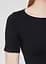 Футболка жіноча укорочена безшовна CROP T-SHIRT 18859 S-M чорна - мініатюра 4