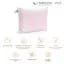Подушка пухова MirSon Karmen №1807 Bio-Pink середня пух 90% 40х60 см біло-рожева (2200003011739) - мініатюра 3