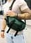Велика чоловіча сумка бананка Sambag DynamicDart зелена 38 × 21 × 7 см (80411007m) - мініатюра 2