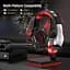 Дротова ігрова гарнітура Hunterspider Gaming with LED V4, USB, 3.5mm, 2.2m, silver - мініатюра 11