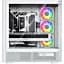 Корпус Modecom VOLCANO AQ500 ARGB MIDI FRONT LCD 6,2”, 4x120 мм fans WHITE без БЖ ATX (MC-A-AQ500-4FA-W) - миниатюра 2