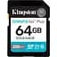 Карта пам'яті Kingston 64GB SDXC сlass 10 UHS-I U3 V30 Canvas Go Plus G4 (SDG4/64GB) - миниатюра 1