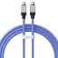 Кабель Baseus CoolPlay Series Fast Charging Cable Type-C to Type-C 100W 2m CAKW000303 Blue - миниатюра 1