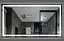 Дзеркало Dusel DE-M0061S1 Black 75x120 см з годинником, Чорний - мініатюра 1