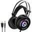 Ігрові геймерські навушники IPega Gaming PG-R008 з мікрофоном і RGB подсвіткою чорні - мініатюра 1