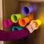 Іграшка Fat Brain Toys Suction Kupz М'які чашки тактильна 6 шт. (F183ML) - мініатюра 10
