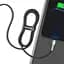 Кабель Baseus Cafule Metal USB to Lightning 2.4A 0.25m Black (CALJK-01) [78967] - мініатюра 4